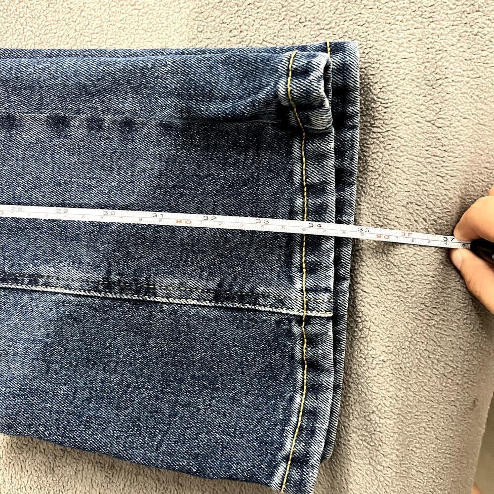 Michael Kors Cropped Flare High Rise Slim Through Hip & Thigh Jeans Size 8 - Picture 10 of 10